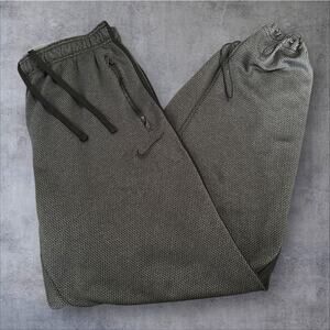 Nike Therma-fit Mens XL KO Chainmaille Dark Gray Lined Ankle Cinch Jogger Pants